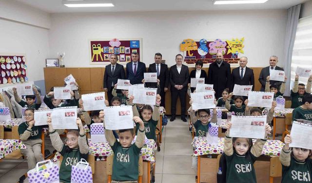 Kastamonu'da öğrenciler karne sevinci yaşadı