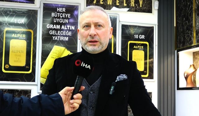 Kütahyalı sarraf İsmail Alper: 'Altın her zaman güvenli liman'
