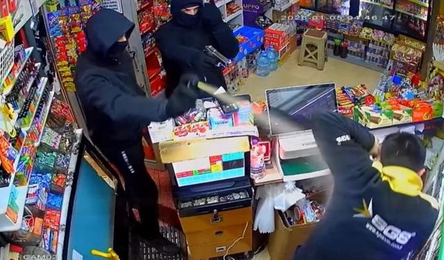 Market sahibine dehşeti yaşatan gaspçılar tutuklandı