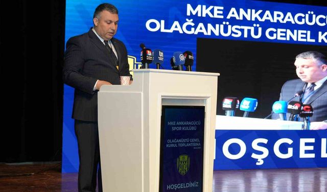 MKE Ankaragücü'nde yeni başkan İlhami Alparslan oldu