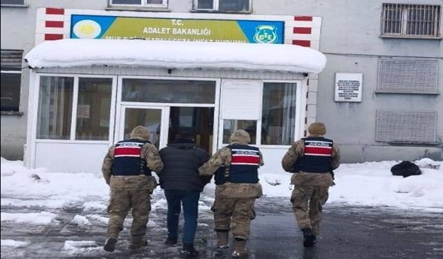 Muş'ta 4 yıl 2 ay hapis cezası bulunan hükümlü yakalandı