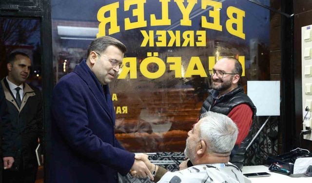 Niğde Valisi Akmeşe'den ilk gün esnaf ziyareti