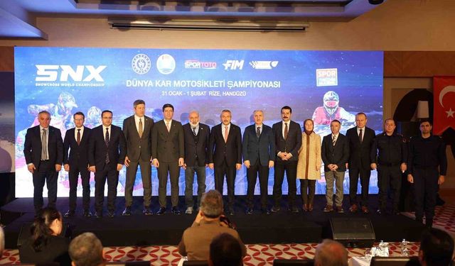 Rize, Dünya Kar Motosikleti Şampiyonası'na ev sahipliği yapacak