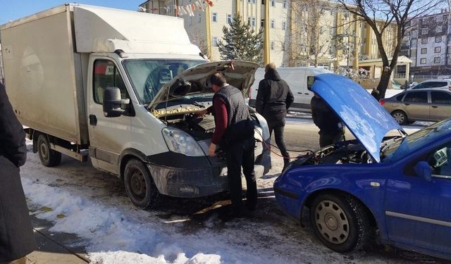 Sibirya soğuklarının etkili olduğu Ardahan'da