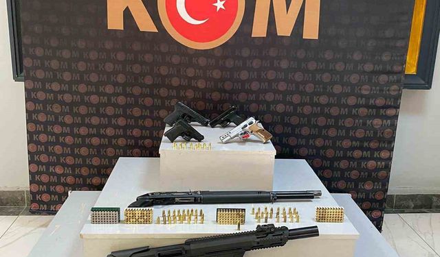 Sosyal medya hesabından silah paylaşamı yapan 6 kişi gözaltı alındı