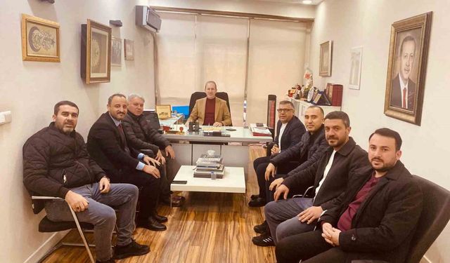 STSO Başkan Vekili Çalapkulu, TÜGVA Siirt İl Başkanı Tetik ile bir araya geldi