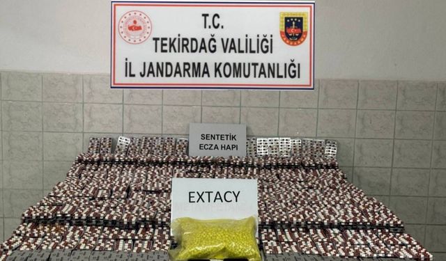 Tekirdağ'da jandarmadan büyük uyuşturucu operasyonu