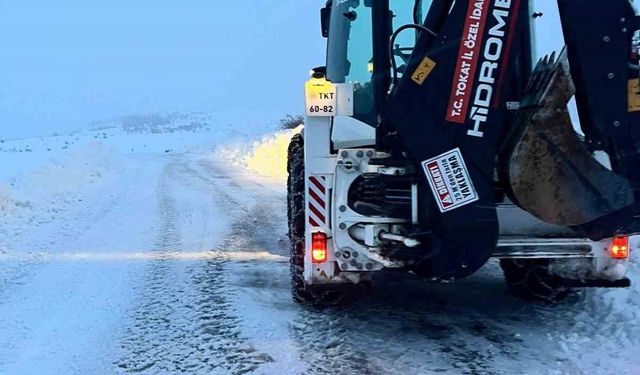 Tokat'ta 256 köy yolu ulaşıma kapalı
