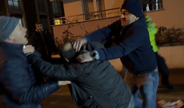 Tokat'ta yangın sonrası mahallede kavga çıktı