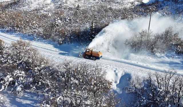 Tunceli'de 154 köy yolu ulaşıma kapandı