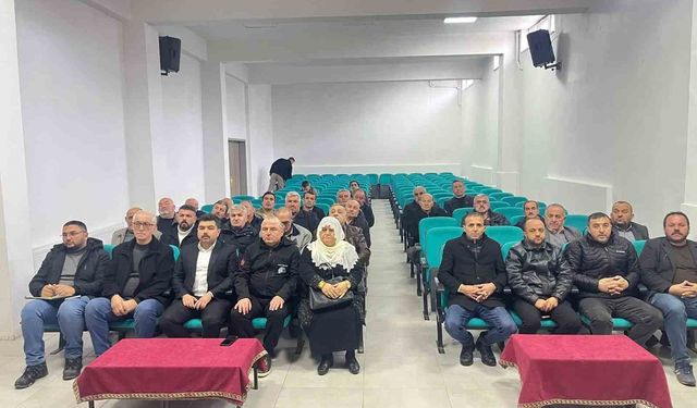 Türkeli'de muhtarlara içme suyu eğitimi