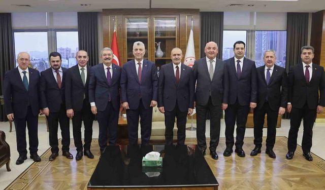 Van TSO heyeti Ticaret Bakanı ile görüştü
