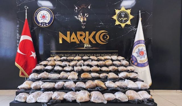 Van'da 39 kilo 340 gram skunk maddesi ele geçirildi