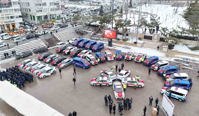 Yozgat'ta emniyet ve jandarmaya 54 yeni araç
