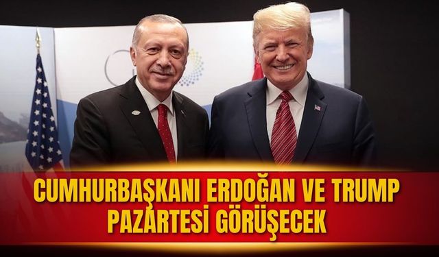 Cumhurbaşkanı Erdoğan, ABD Başkanı Trump ile görüşecek