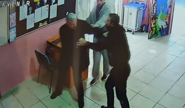 Ahlat'ta okul müdürlerine saldırı görüntüleri ortaya çıktı