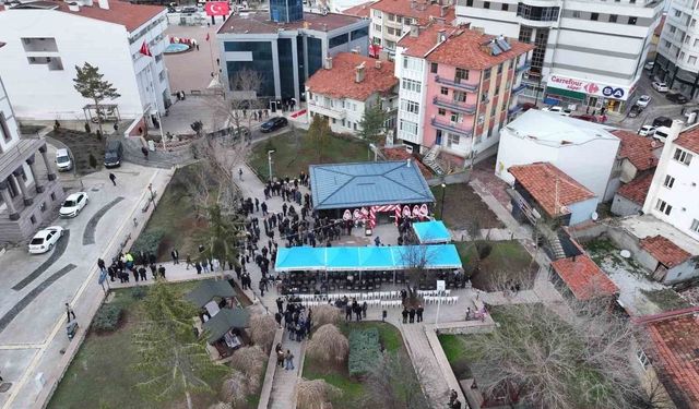Alaca'da Şehit Halil İbrahim Aygül'ün adının yaşatılacağı tesis dualarla açıldı