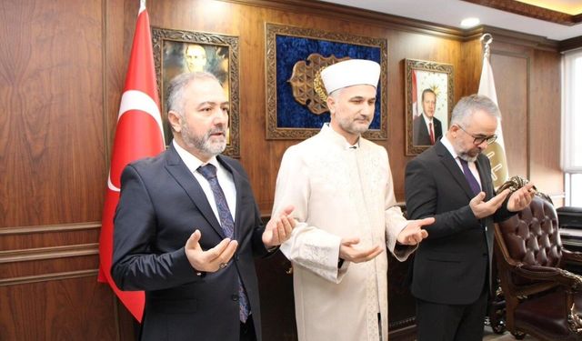 Amasya'nın yeni müftüsü İbrahim Yavuz görevine başladı
