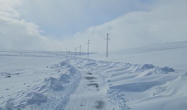 Ardahan'da kar nedeniyle 19 köy yolu ulaşıma kapandı