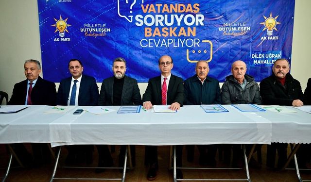 Başkan Geçit 'Çözüm odaklı çalışıyoruz, sürekli sahadayız'