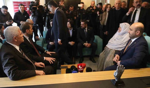 Başkan Güneş'i ziyaret eden İYİ Parti Genel Başkanı Dervişoğlu: 'Paylaşımlar ve ifadeler toplumsal birliğimize zarar verdiği kadar geleceğimizde de olumsuz izler bırakıyor'