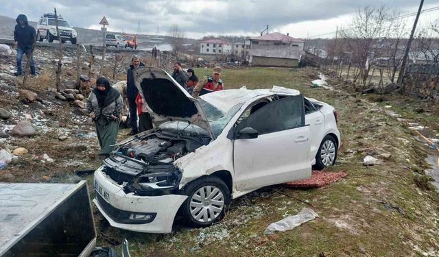 Bingöl'de trafik kazası: 7 yaralı