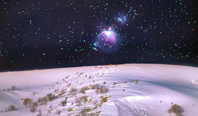 Bitlis'te uzay tutkunlarından nefes kesen çekim