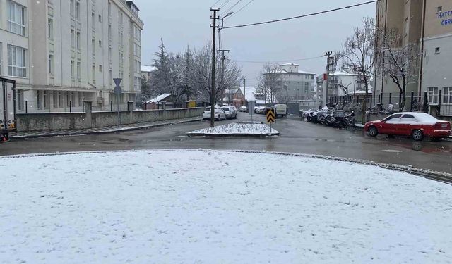 Bolu'da kar yağışı etkisini sürdürüyor