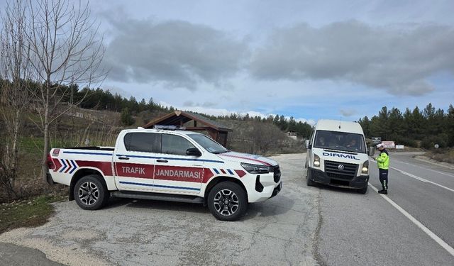 Burdur'da 84 araç trafikten men edildi