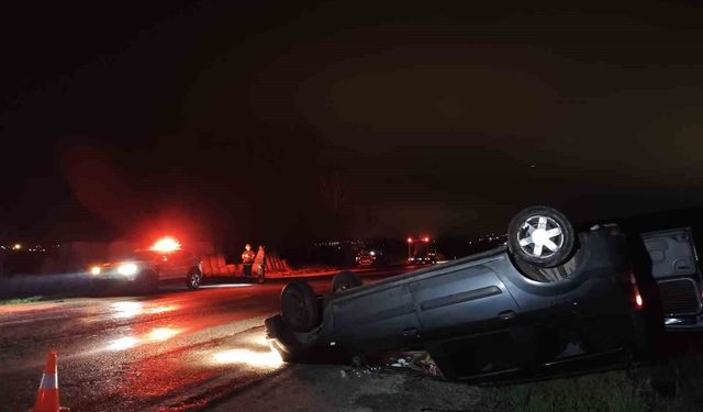 Çan'da trafik kazası 2 yaralı