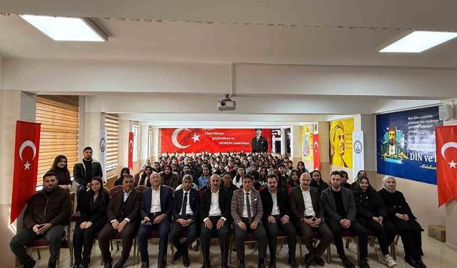 Diyadin'de 'Bir bilenle bilge nesil' projesi öğrencilerle buluştu