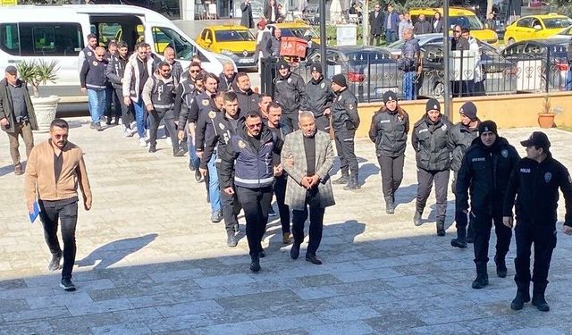 Edirne Belediyesi'ne rüşvet operasyonu: 12 şüpheli adliyeye sevk edildi