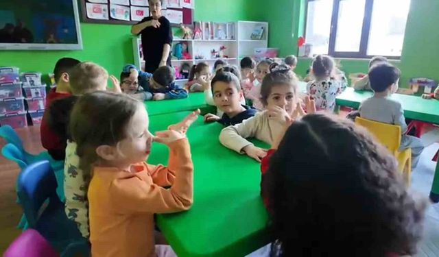 Emniyet personeli çocuklarına yönelik ana sınıfı açıldı
