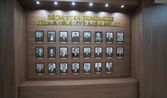 Erbaa Belediyesi'nin yönetim tarihi tek panoda toplandı