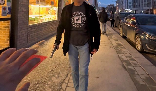 Fotoğrafçıya oyuncak silah çeken şahsa bin 764 TL ceza