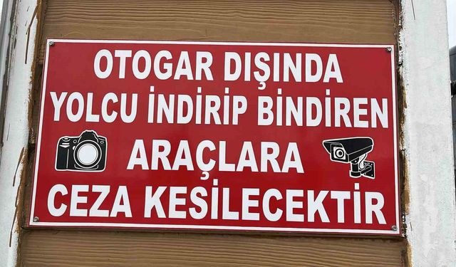 Güroymak'ta terminal dışı yolcu indirip bindirenlere ceza uyarısı