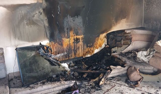 Hakkari'de ev yangını