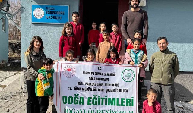 Iğdır'da biyoçeşitlilik ve biyokaçakçılık eğitimleri sürüyor