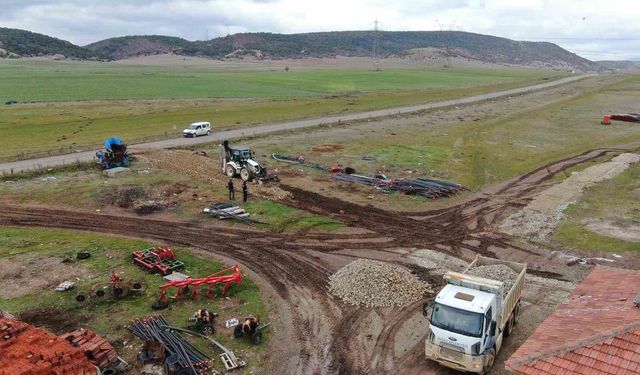 İnönü'de mahalle içi yollar yenileniyor