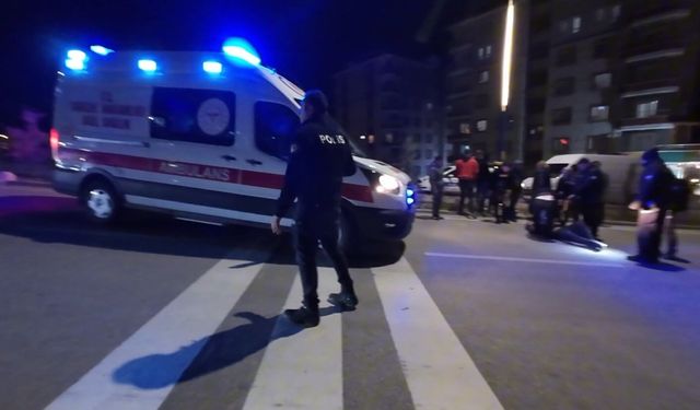 Kavga ettiği kişiye otomobille çarptı: 1 yaralı