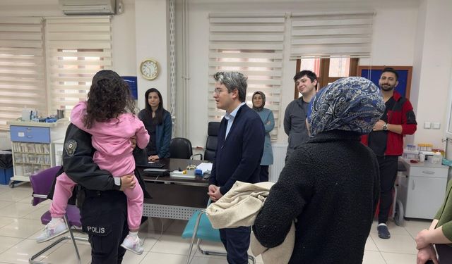 Kemaliye Kaymakamı hastanede incelemelerde bulundu