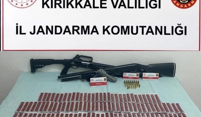 Kırıkkale'de bin adet sentetik ecza ele geçirildi