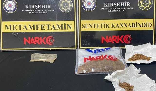 Kırşehir'de uyuşturucu operasyonu: 1 şüpheli tutuklandı