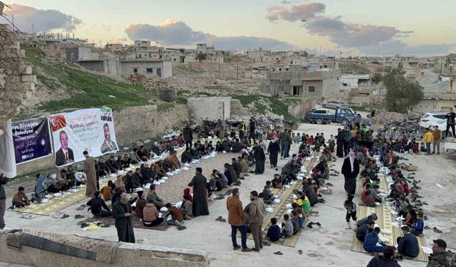 Konya Büyükşehir, Suriye'de iftar sofraları kuruyor