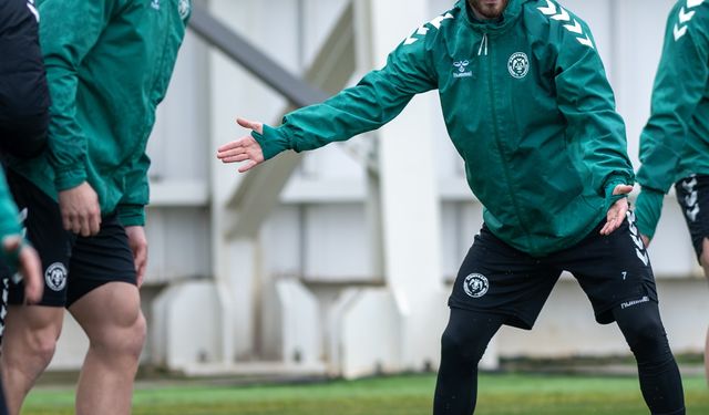 Konyaspor, Corendon Alanyaspor maçı hazırlıklarına devam etti
