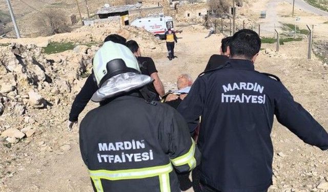 Mardin'de boş havuza düşen kişi yaralandı