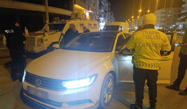 Mardin'deki asayiş uygulamasında 4 sürücüye cezai işlem uygulandı