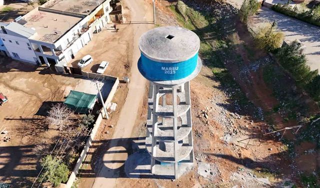 MARSU 37 yıllık ayaklı su deposunun yerine yenisini inşa etti