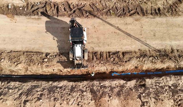 MARSU, Mardin'in en büyük grup içme suyu hattında yenileme çalışması başlattı