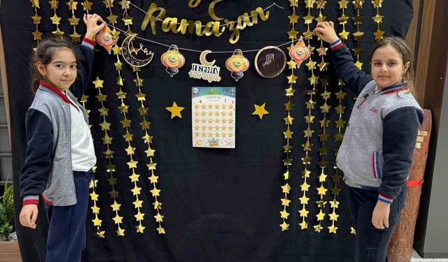 Miniklerin okulda Ramazan hazırlığı
